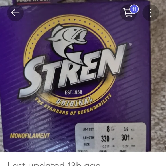 STREN AND SUNLIGHT FISHING LINE LPOK AT PICS