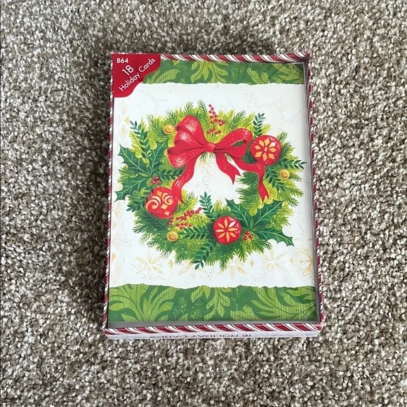 Festive Holiday Wreath Cards