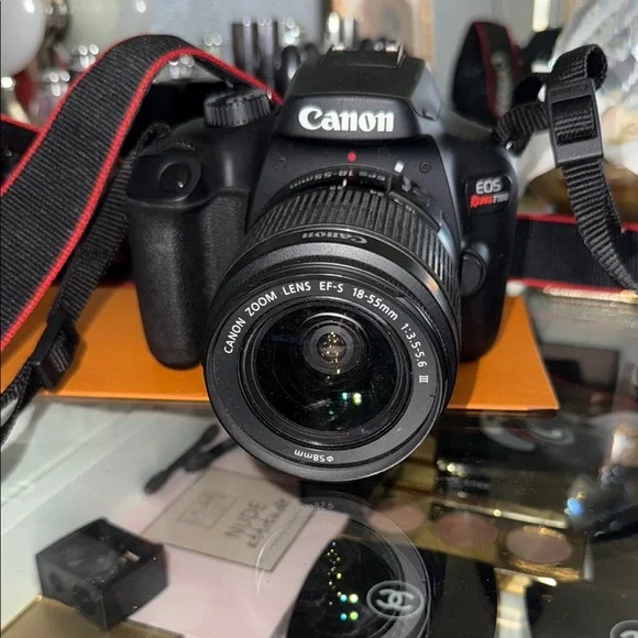 Canon EOS Rebel T100 Black DSLR Camera