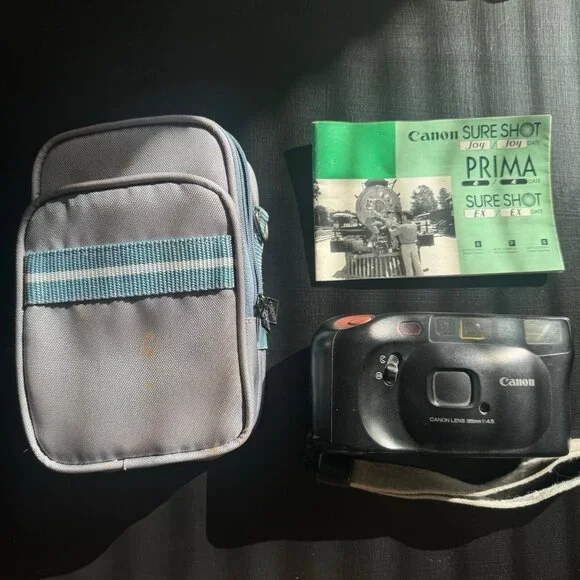 Canon sureshot vintage film camera