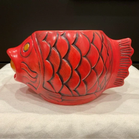 Red Fish Shaped Pet Toy