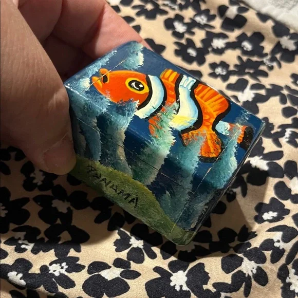 3 for 10!Hand-Painted Fish Decor Block🍏