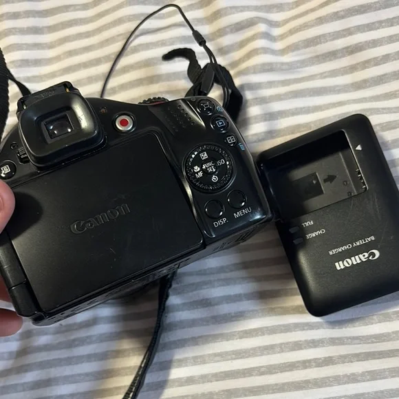 Canon Black Digital Camera with Matte Finish