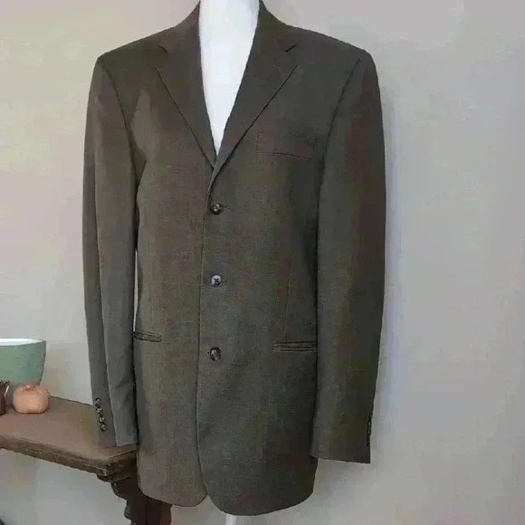 Axcess Men's Brown Wool Blazer