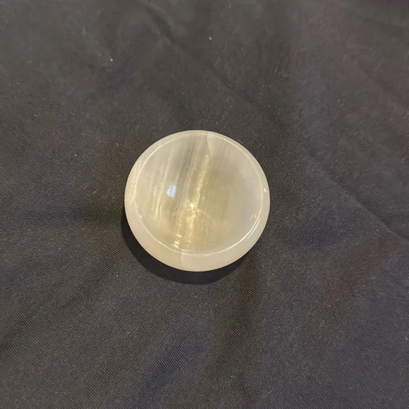 Vintage Onyx Bowl or Ashtray Dish, circa 1950's