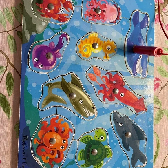 Melissa & Doug Ocean Adventure Puzzle with Blue and Orange