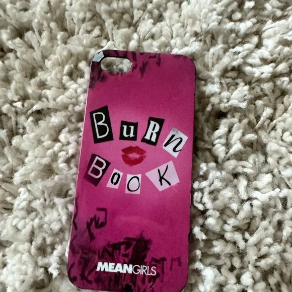 Vintage mean girls burn book iPhone cover. Regina George. 2000s Y2K.