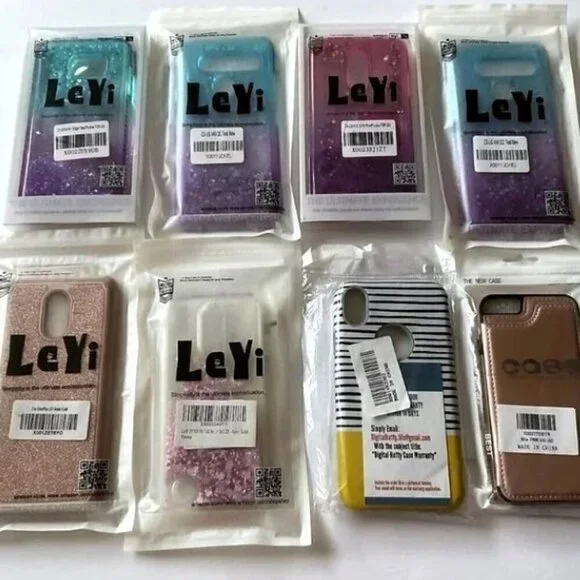 BUNDLE CELL PHONE CASES 8 CASES NEW