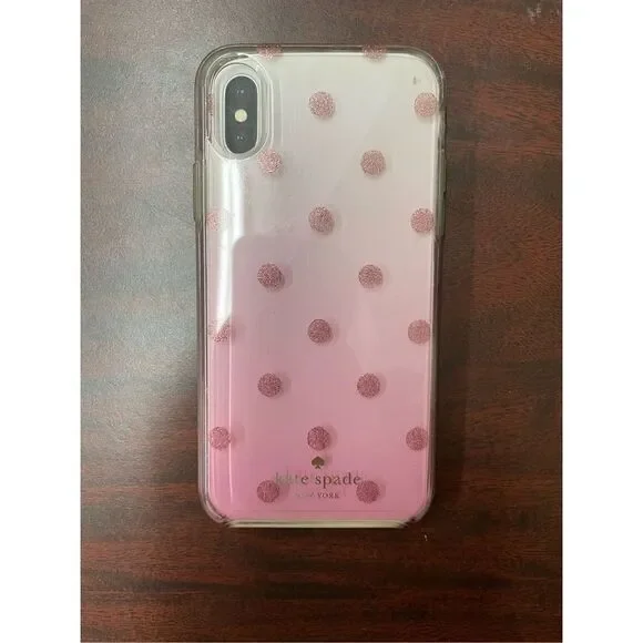 NWOT Kate Spade IPhone X Polka Dotted Phone Case
