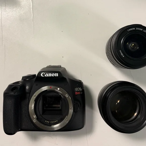 Canon EOS Rebel T7 Digital Camera - Black