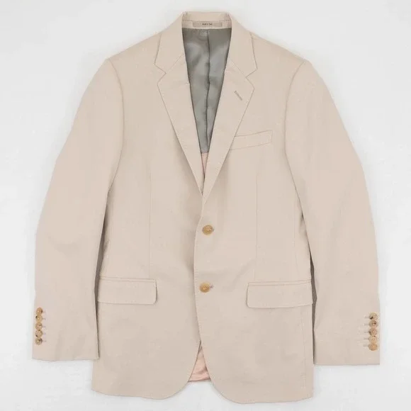 GUCCI Formal Jacket and Pants Cotton Men's 46 Beige