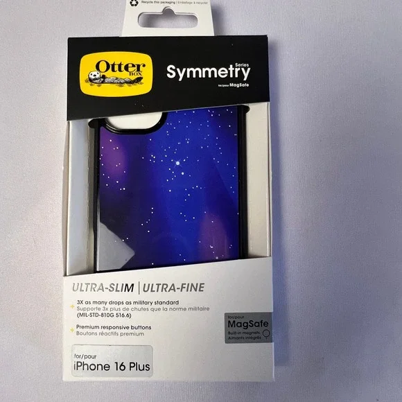 OtterBox Symmetry MagSafe Case iPhone 16 Plus Nebula Night Galaxy NIB