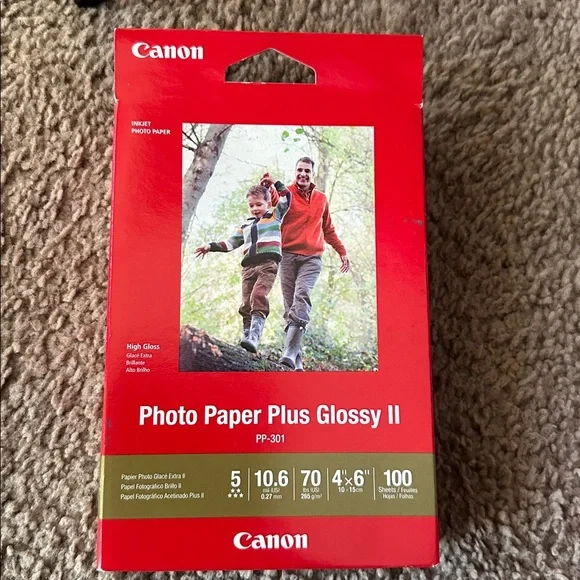 Canon Red Photo Paper Plus Glossy II