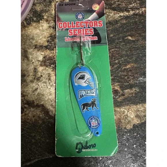 Fishing Lure-New in Pkg- Carolina Panthers Collector Series
