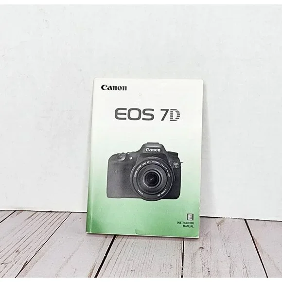 Canon EOS 7D Camera Instruction Manual Only