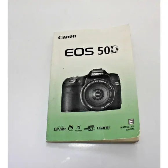 Canon EOS 50D Camera Instruction Manual