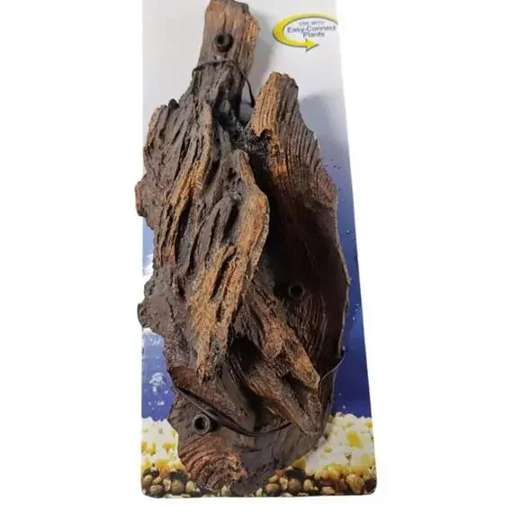 Coral decor with Plant Base Driftwood look, Large