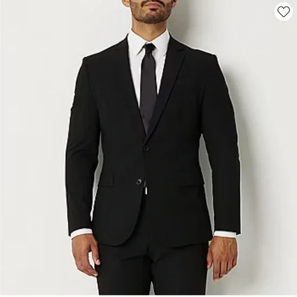 J. Ferrar Ultra Comfort Mens Stretch Fabric Slim Fit Suit Jacket 44R