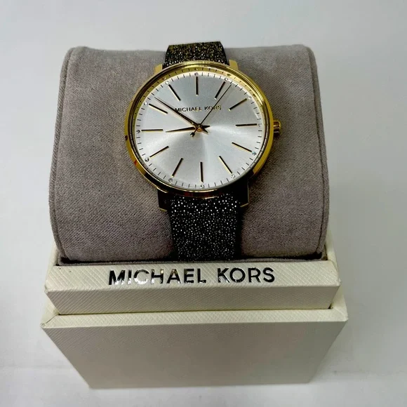 Michael Kors Pyper Swarovski Crystal Black Watch MK2878‎