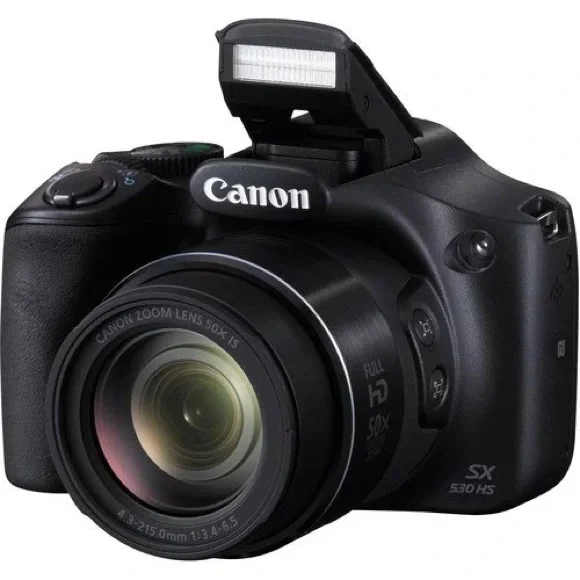 Canon Powershot SX530 HS Camera w charger and camera bag - LIKE NEW