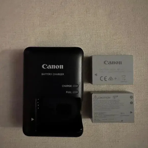 Canon Camera CB-2LC Battery Charger with 2 NB-10L batteries - NWOT