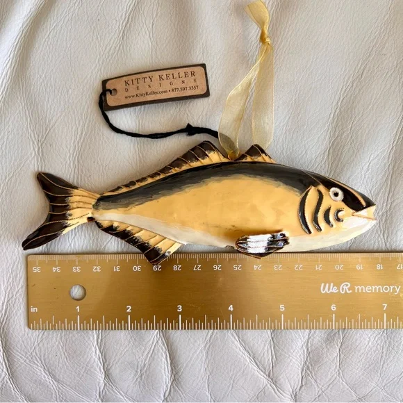 Kitty Keller Fish Ornament Hanging
