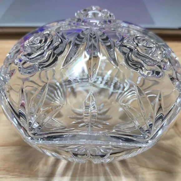 Vintage Princess House 24% lead crystal trimmed box