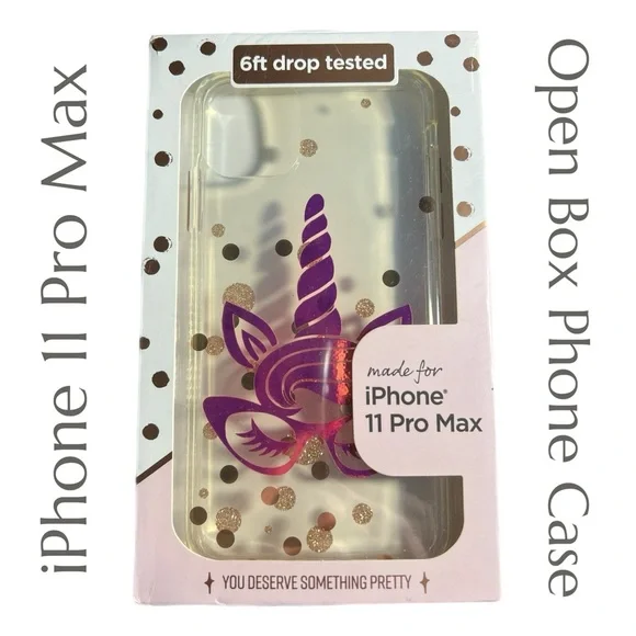 Open Box iPhone 11‎ Pro Max Case - Unicorn Design