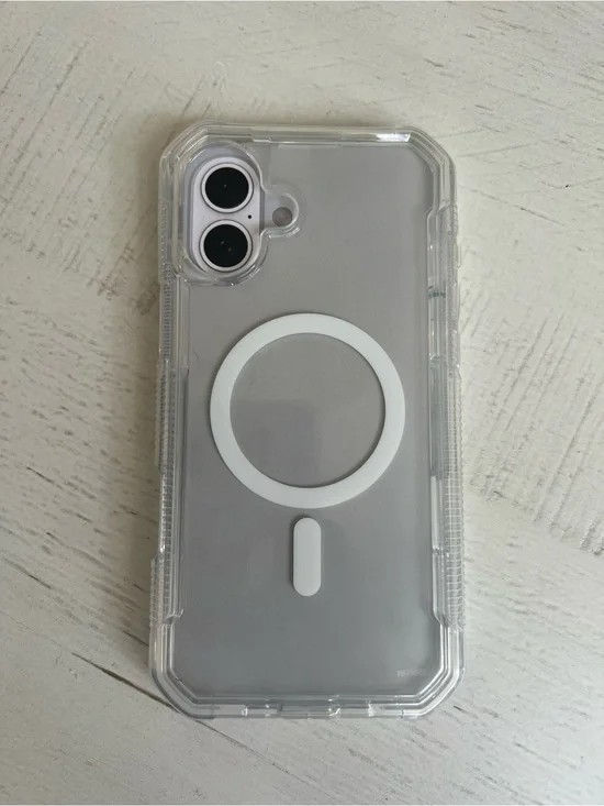 Clear Protective Phone Case with SmartPort Protection - Transparent