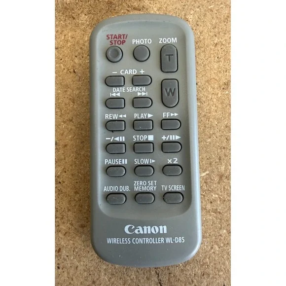 Genuine Canon WL-D85 Camcorder Remote Control