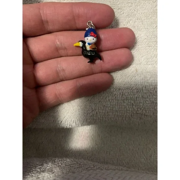 Sanrio Hello Kitty Gifu Limited Cormorant Fishing Kitty Charm Mascot