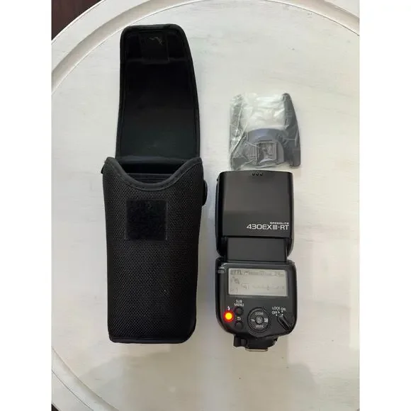 Canon 430EXIII-RT Speedlite Flash DS401121 With Case Tested and Works