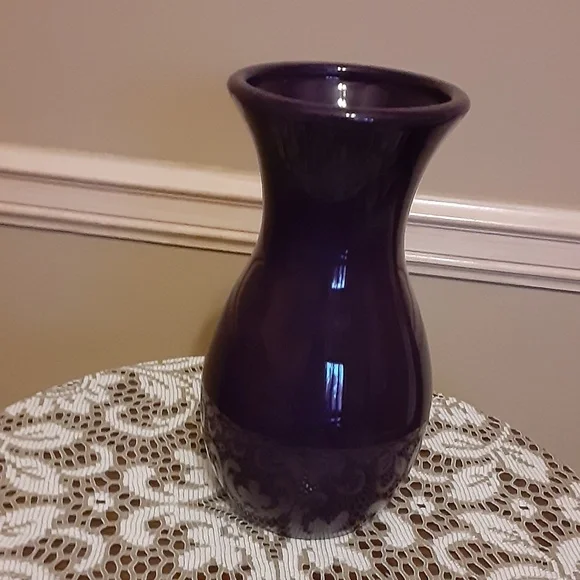 Haeger Purple Ceramic Vintage Vase