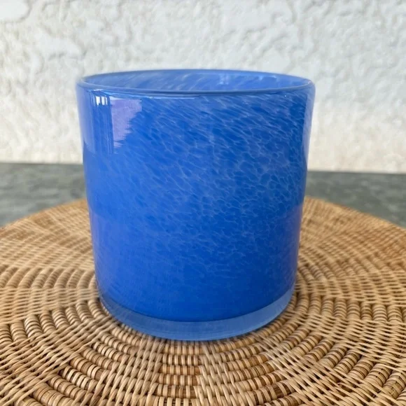 ONE - LAFCO hand blown empty‎ candle glass assorted colors EUC