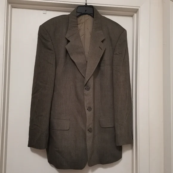 Yves Saint Laurent Men's Dark Brown Blazer