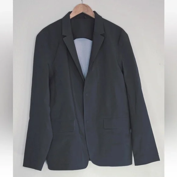 Lululemon Lab Snap Front Blazer Jacket Green Exclusive Size M/L Mens