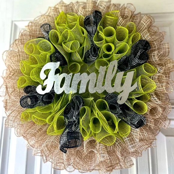 14” Custom Hand Crafted Wreath! Your Theme/Colors!