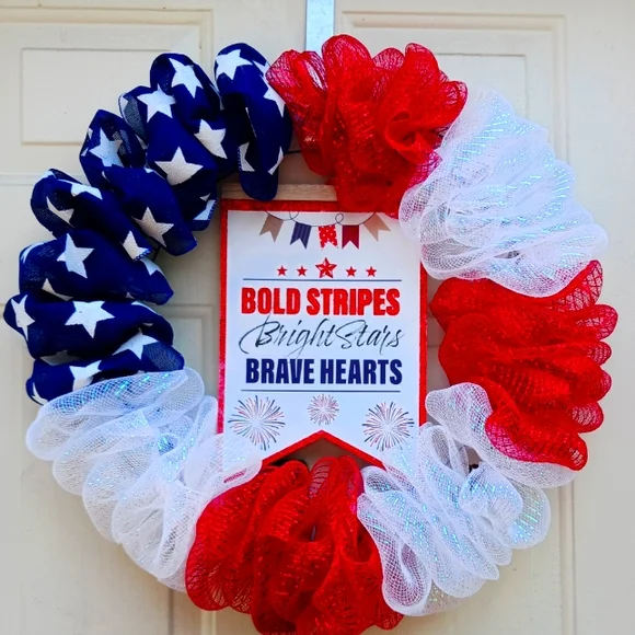 Patriotic wreath