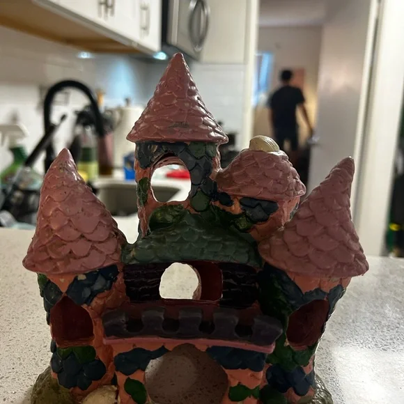 Colorful Castle Fish tank accessorie