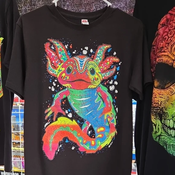 Black Fish Graphic Tee with Dynamic Design