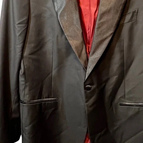 Suitsupply Black Tuxedo Blazer US 48 EU 58 110's wool‎ Verona
