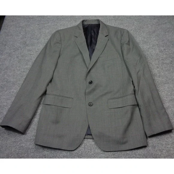 Bonobos Blazer Mens 38S Gray Marzotto Italian Wool 2 Button Slim Fit EXCELLENT