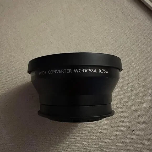 Canon WC-DC58A Wide Converter Lens for S5 IS, S3 IS & S2 IS Digital Camera NIB