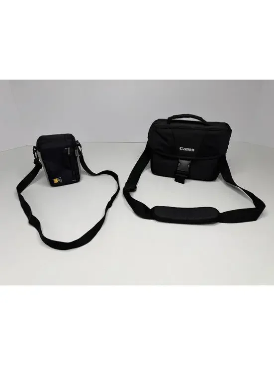 Canon 100ES Carry/Shoulder Bag + Case Logic Camera Bag P65C