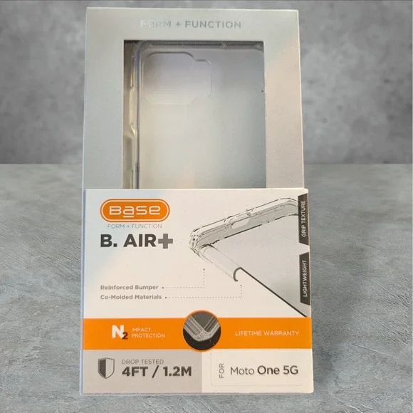 T1. Base‎ B. Air+ Series Case For Moto One 5G In Clear