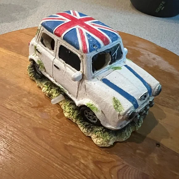 Mini Cooper British Car Aquarium Bubbler
