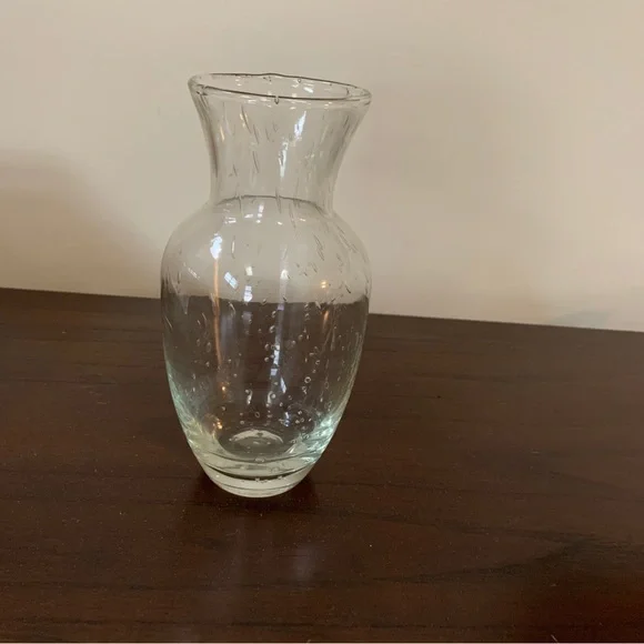 4/$15 one small glass vase