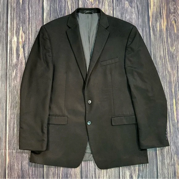 Men's CALVIN KLEIN 100% Cashmere SPORT COAT BLAZER SUIT JACKET Double Vent Brown