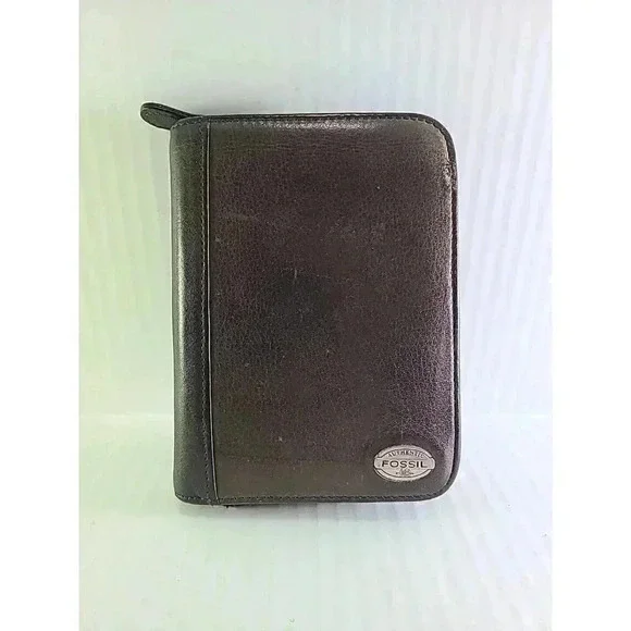 Vintage Palm Pilot Fossil Card Wallet Pocket Planner Type Organizer