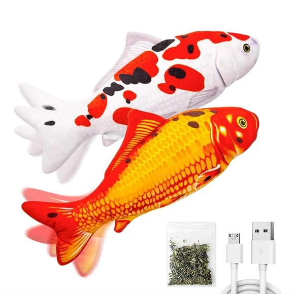 Electric Moving Fish Cat Toy